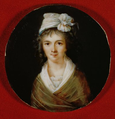 Portrait Miniature, Believed to be of Claire Lacombe, 1792 by Ducare